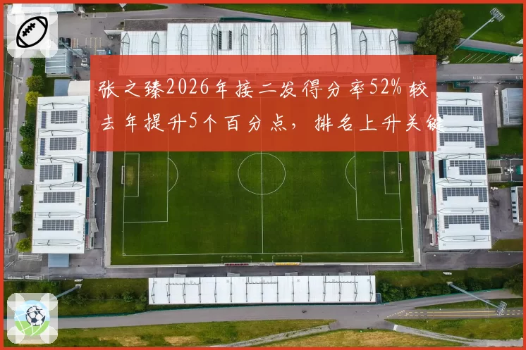 张之臻2026年接二发得分率52% 较去年提升5个百分点，排名上升关键